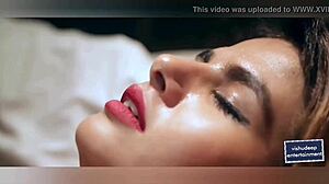 Secrets lipstick two pretty Indian women lesbians while at work