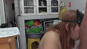 Bouncing tits MILF prod alarming and taken in the mouth