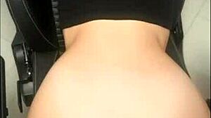 Roommate’s naughty antics, viewed with amateur homemade video