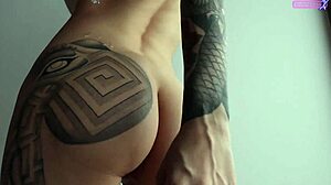 Shaving small tits, and dildo play