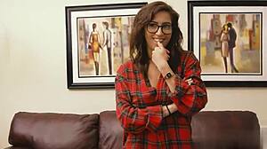 Big ass and licking are two things latina pornstar april oneil likes