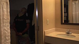 Mystique with a big cock gets some big boob action