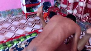 Hot and heavy blowjob makes Bengali beauty happy