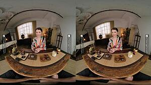Receive a sensual massage with Maya Woulfe in VR porn