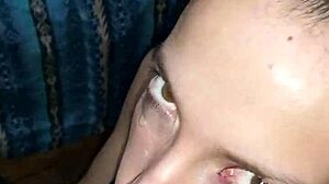 Her face gets fucked by argentina's beauty