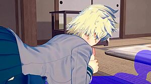 Japanese Hentai animation with cumshot finish