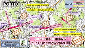 You can to explore the busting nightlife in the oldest Portuguese city in Porto, Portugal with this sexmap filled of massage parlors, Brothel, escort services, etc