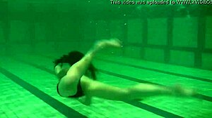 Kristina Andreeva's nude pool adventure, that is Russian teen