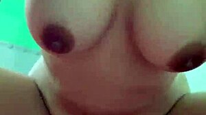 Wife's breast play husband's loud moans