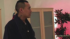 Two nurses and both give Kumalott an anal and facial