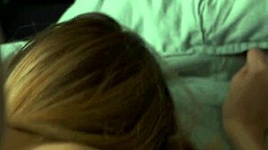 Sexually aroused companion swimming with a couple in the pool