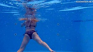 Sensual performance in bikini combined with boldness of Finnish women on the stage by Mimi Cica