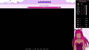 In the Harem Hotel game, Lewdneko tantalizing their viewers