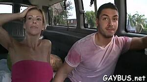 Gay blowjob contest with hot men of different races