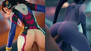 3D animated porn with big ass women and rough sex