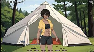 Outdoor naughty fun with my GF in Tomboy sex game