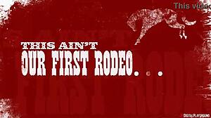 Experience rough cowgirl action in a group play