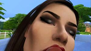 The cougar preys on her prey – Chapter One in The Sims 4
