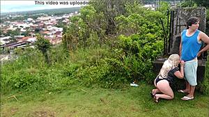 Park security camera captures man having sex in the park