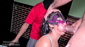 Husband caught cheating, humiliated by neighbor's big cock