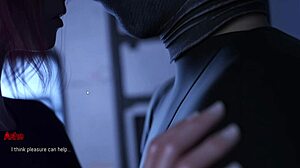 Redhead gets pounded by monster cock in 3D hentai game