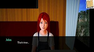 My new family 182 - Erotic walkthrough of an anime-based sex game
