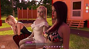 3D animated video of helping the hot babes in a rather perverted manner