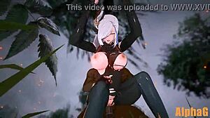 Shenhe's wild side: Genshin Impact hentai collection