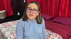 Dirty talk and accidental sex with my stepmilk sister