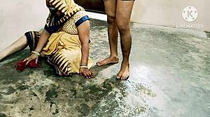 Hot Indian maid is getting fucked by her master in the house