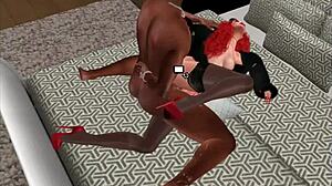 Babydoll Takes Huge Cock Deep Inside