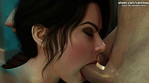 i love riding a huge cock by the pool in this 3d game